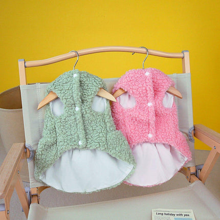 Spring Fall Pet Dog Clothes Cotton Skirt Puppy Dress for Small Medium Large Dogs