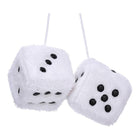 1pair Dice Plush Toy Cube Pendant Keychain Charm Cute Soft Accessory Gift