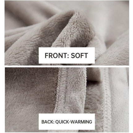 Facecloth Napping Blanket for Office Dormitory Sofa Lightweight Cozy Cover