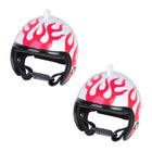 2PCS Mini Pet Chicken Helmet Protective Headgear Set Waterproof Cartoon Design
