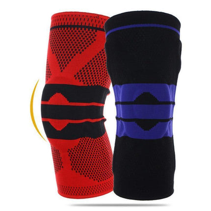 Knee Support Pads Brace Protector Full Gel Sports Joint Medial Gym Patella Strap Grey - Aimall