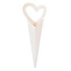 50pcs Heart Shaped Flower Box Creative Gift Bouquet Packaging Fresh Flower Box