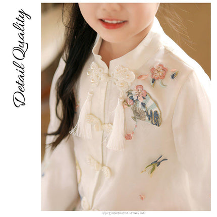 Spring Autumn Hanfu for Girls Ancient Style Tang Dress High-End Fairy
