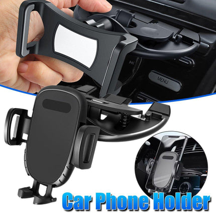 CD Slot Phone Holder Clip Mount for Hands-Free Use and Navigation in Vehicles