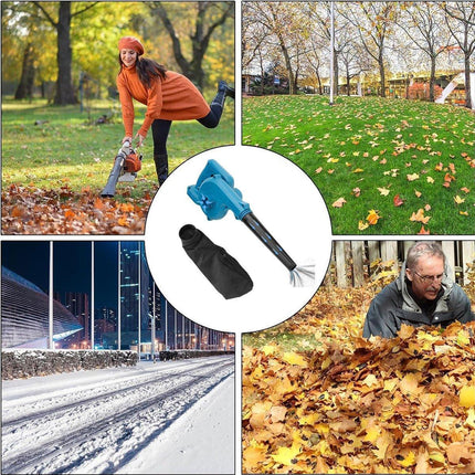 Portable Cordless Air Blower Leaf Dust Tool 1080W 19000 RPM Li-ion Battery