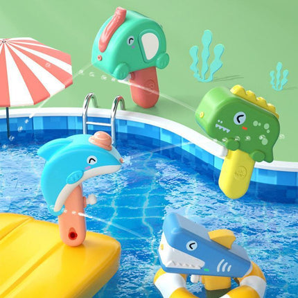 Kids Dinosaur Water Gun Cute Outdoor Summer Beach Pool Squirt Pistol Toy Fun - Aimall