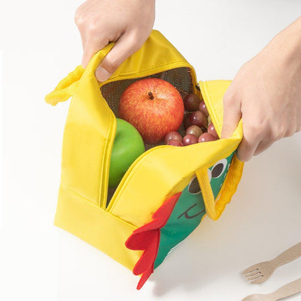3D Bento Lunch Bag Cartoon Handbag Insulated Food Box Bag for Students LunchTote