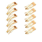 UP 30X Double-grip Hair Clips Metal Snap Barrettes Hair Styling Tool Women Girls - Aimall