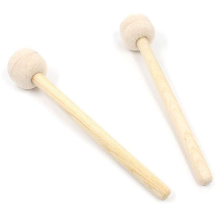 2pcs Felt Drumsticks Gong Mallets Soft Hammer Drum Accessories Percussion Tools