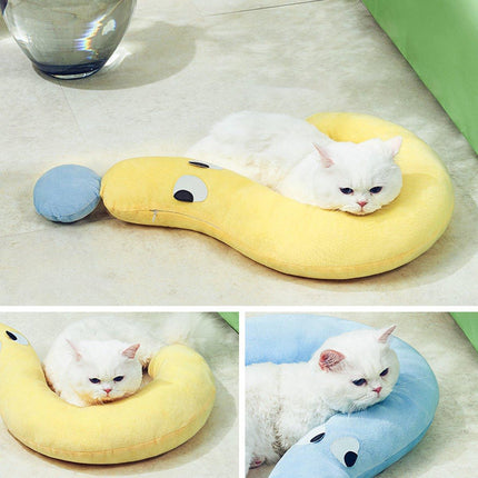 Soft Plush Pet Pillow for Dogs Cats Sleeping Cuddle Pillow Comfort Cushion