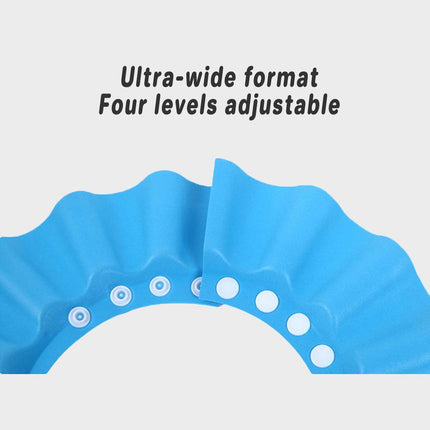 Adjustable Waterproof Shampoo Cap Splash Guard Hat for Bath and Hair Washing