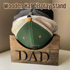 For Dad Rustic Wooden Hat Holder Display Stand Hat Storage Box For Baseball Caps