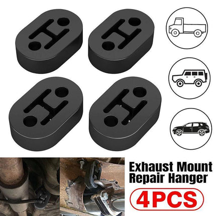 4PCS Exhaust Mount Repair Hanger Bracket Heavy Duty Rubber Replacement Universal - Aimall