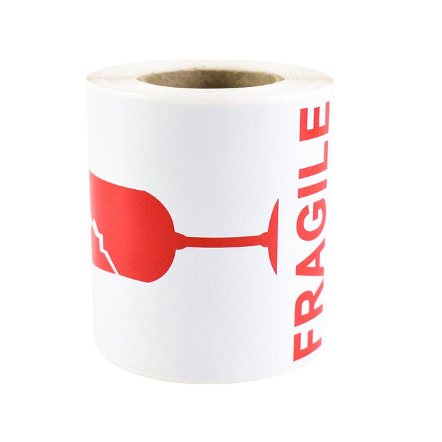 Fragile Sticker Handle with Care Logistics Warning Label for Goods Packaging Use