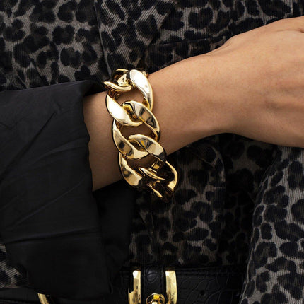 Punk Hip Hop Twist Thick Chain Bracelet Fashion Jewellery Trendy