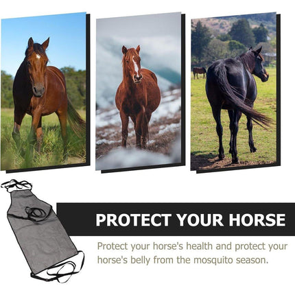 Horse Belly Cover Fly Mosquito Protection Anti Scratch Guard Netting Bag