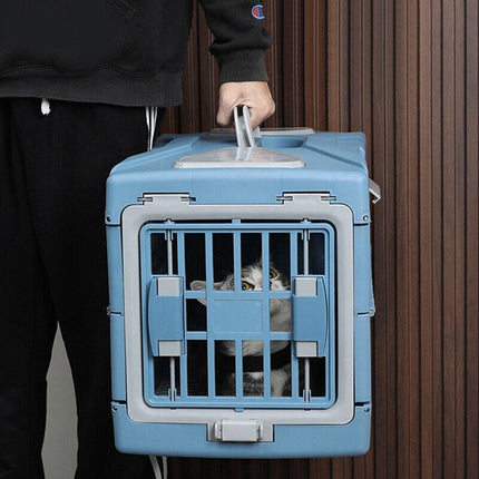Foldable Portable Pet Carrier Detachable Cat Dog Carrier Space Capsule Design