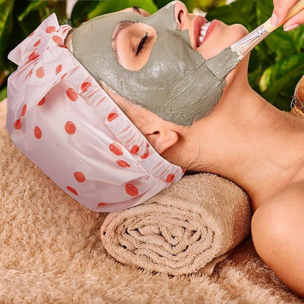 Woman Shower Cap Reusable Long Hair Large Turban Bathroom Waterproof Hair Cap