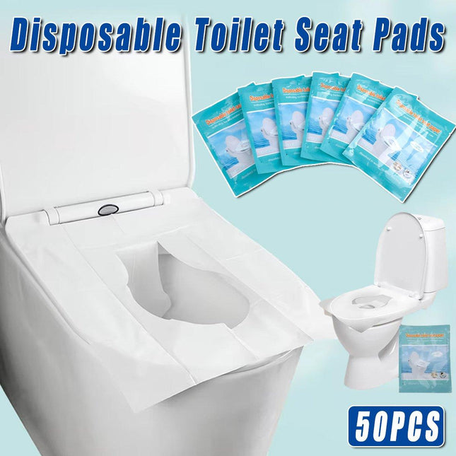 50pcs Dissolvable Disposable Toilet Paper Travel Hotel Portable Toilet Pads