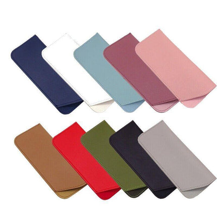 Leather Eyeglass Sunglasses Reading Glasses Case Soft Pouch Bag Pocket Au Seller - Aimall