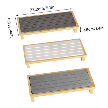 Countertop Absorbent Drainage Mat Sink Splash Pad Bathroom Tray Water Catcher