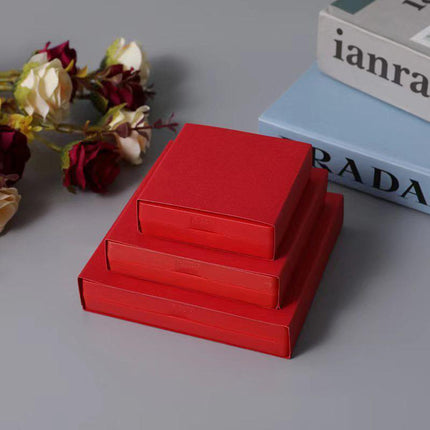 50pcs Coloured Cardboard Covers for Storage Boxes Jewelry Packaging Organizer