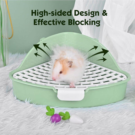 Rabbit Litter Box And Small Animals Pet Toilet Pee Pad Supplies Potty Rabbit - Aimall