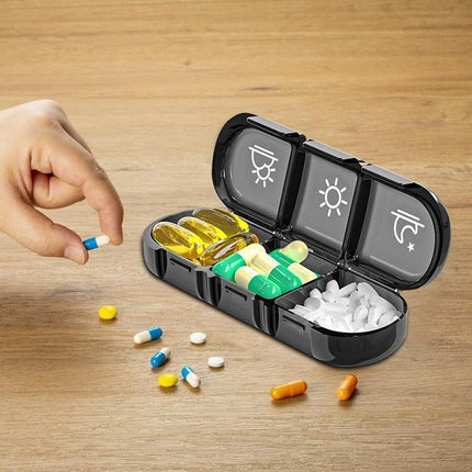 7 Day Medicine Organizer Pill Box Tablet Daily Case Weekly Dispenser Container - Aimall