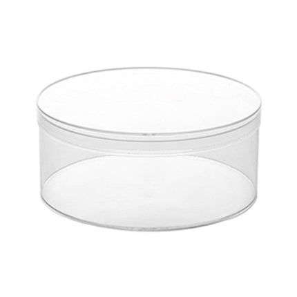 10pcs Clear Round Gift Boxes Plastic Candy Storage Containers for Party Favors