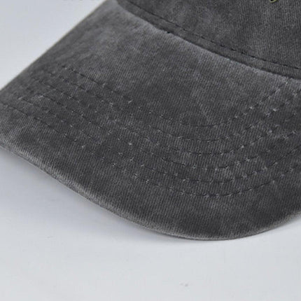 Unisex Summer Denim Sun Visor Cap Breathable Washed Running Hat UV Protection