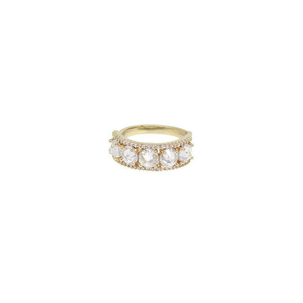 Zircon Ring Super Flash Fashion Jewellery Women Elegant Crystal Adjustable