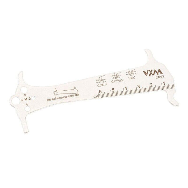 Bike Chain Wear Indicator Checker + Chains Hook, Bolt Gauge & Ruler - Aimall