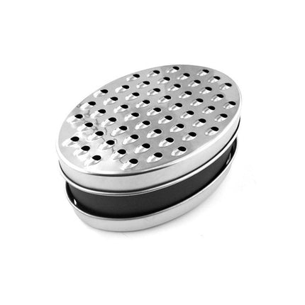 Stainless Steel Kitchen Cheese Grater with Container Storing Fruits Cheese Box
