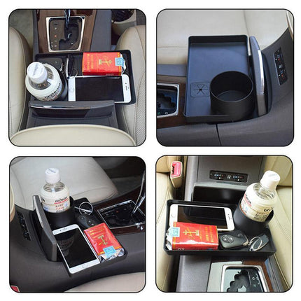 Multifunctional Car Cup Holder Shelf Food Tray for Easy Convenience and Storage