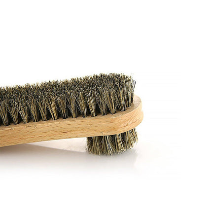 Double Sided Leather Shoe Polish Brush Oval Oiled Scrub Shoe Cleaning Tool