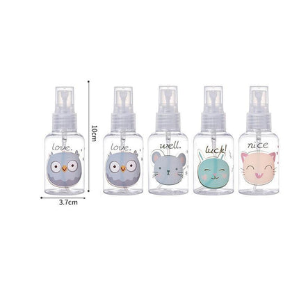 50ML Clear Travel Transparent Plastic Perfume Atomizer Empty Spray Bottle Gifts - Aimall