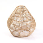 Chinese Style Imitation Rattan Lampshade DIY Weaving Lamp for Home Decor
