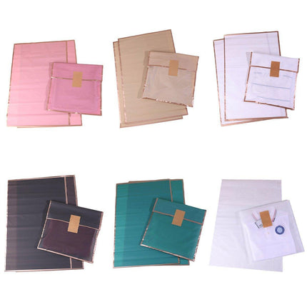 50X Self Adhesive Seal Multi-Colour Plastic Bags 28*40cm Tshirt Clothes Gift Bag