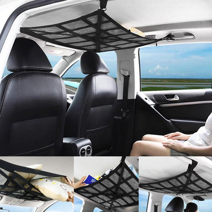 Large Capacity Ceiling Hanging Roof Net In Car Storage Bag for Travel Essentials