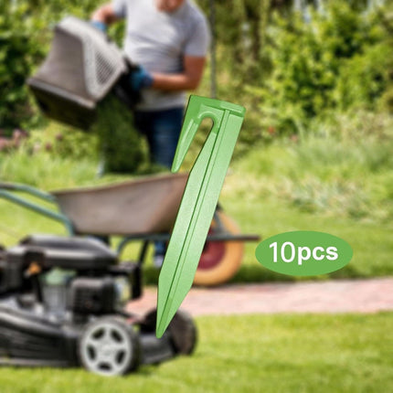 10pcs Ground Peg Lawn Mower Boundary Fixing Stakes Heavy Duty Garden Nails