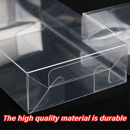 50pcs Transparent Gift Boxes with Hooks Clear Packaging Storage Containers
