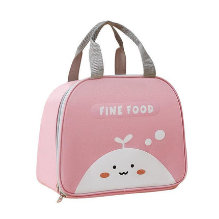 Cute Cartoon Lunch Bag Reusable Insulated School Lunch Box Cooler Tote Boy Girl - Aimall