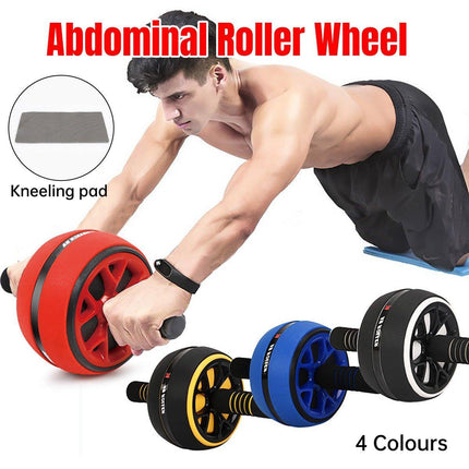 Abdominal Muscle Wheel Exercise Roller Fitness Equipment for Home Gym Men Women