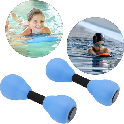 2pcs Aquatic Exercise Dumbbells for Ladies and Youth Home Gym Fitness Equipment