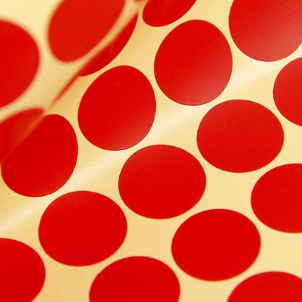 8mm to 50mm Round Dot Stickers Coloured Paper Labels Circles Dot Adhesive Sticky - Aimall