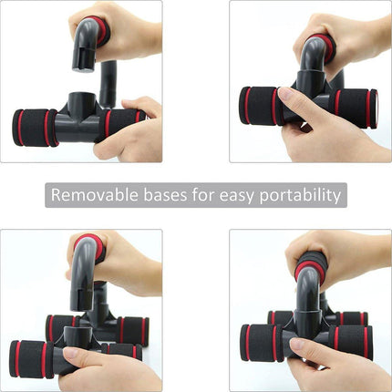 H Shaped Push Up Bars Home Fitness Equipment for Chest Arm Shoulder Training