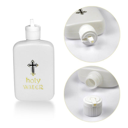10XHoly Water Bottle Gold For Cross Plastic Portable Holy Water Container Easter