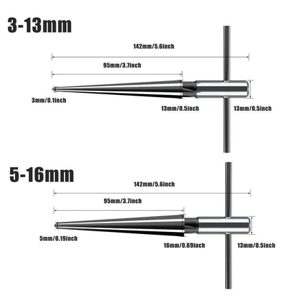 Round Shank Hexagon Shank T Handle Taper Reamer Tool for Drilling and Boring