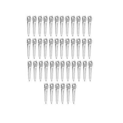 6-54PCS 5.5cm Hairdressing Sectioning Hair Clips Duck Bill Hairpin Salon Metal Curl Clips - Aimall