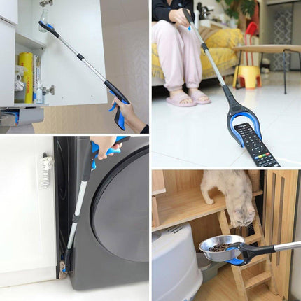 Folding Rubbish Picker Clip Hygiene Trash Grabber Long Handle Waste Cleaner Tool